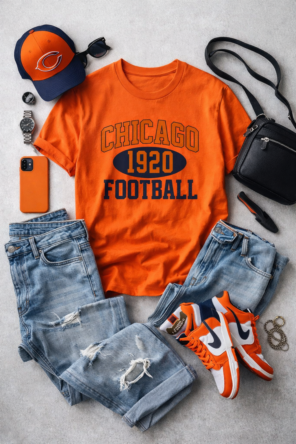 Chicago Football Shirt Style Guide: How to Wear Bold Orange Sportswear for Everyday Streetwear