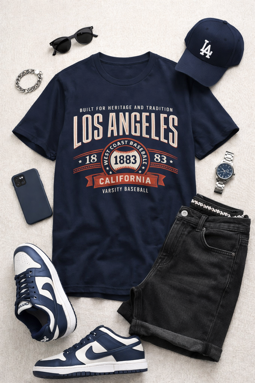 Los Angeles T Shirt with modern streetwear vibe – Vintage Streetwear Trend That Dominates