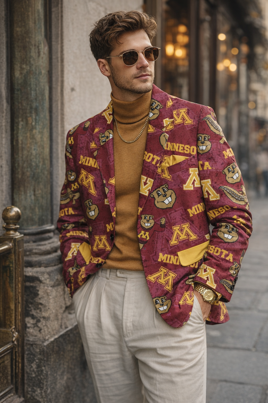 Minnesota Blazer – Vintage Warmth with Confident Character