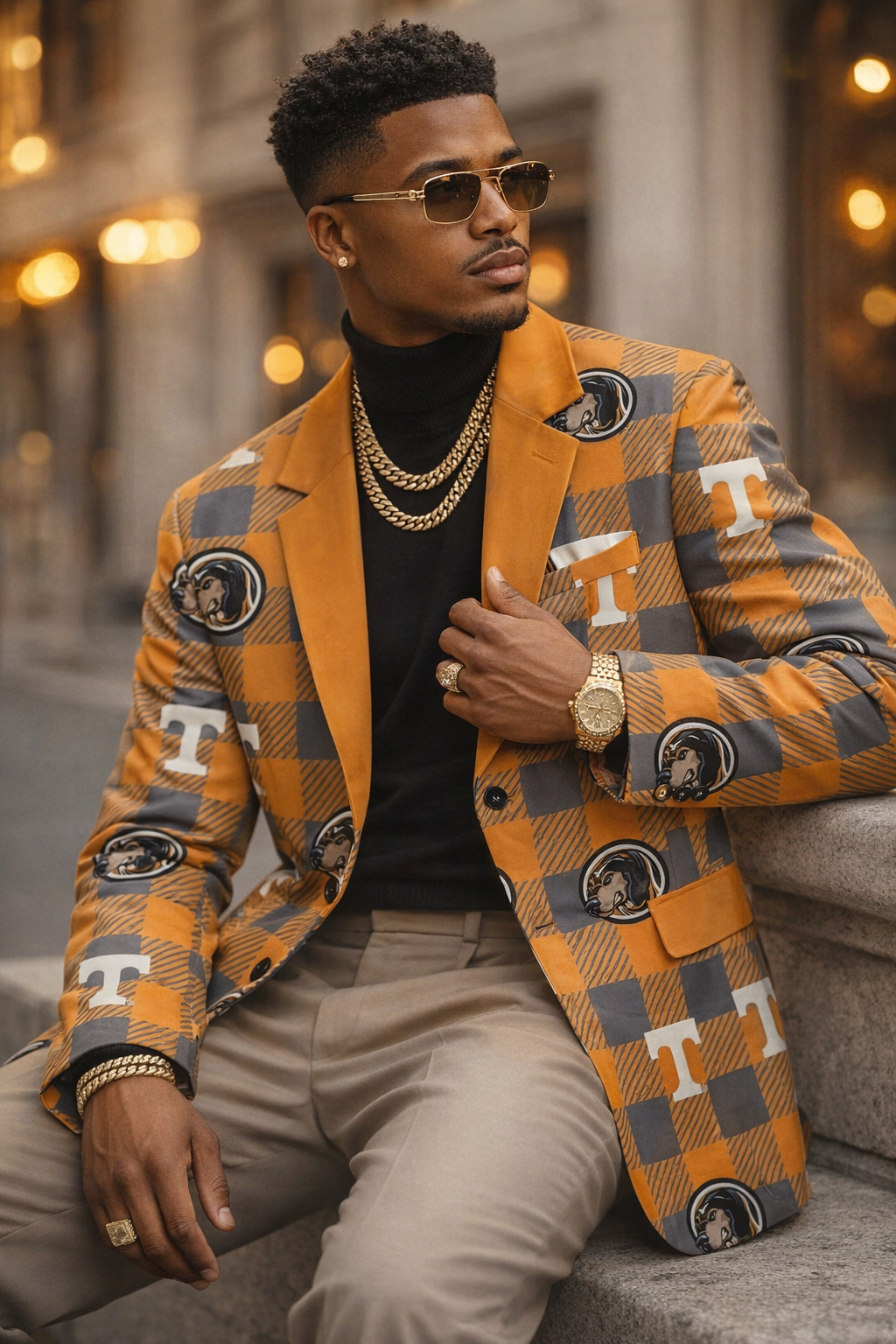 Tennessee Volunteers Orange Plaid Blazer Outfit – The Ultimate Game Day Streetwear Guide