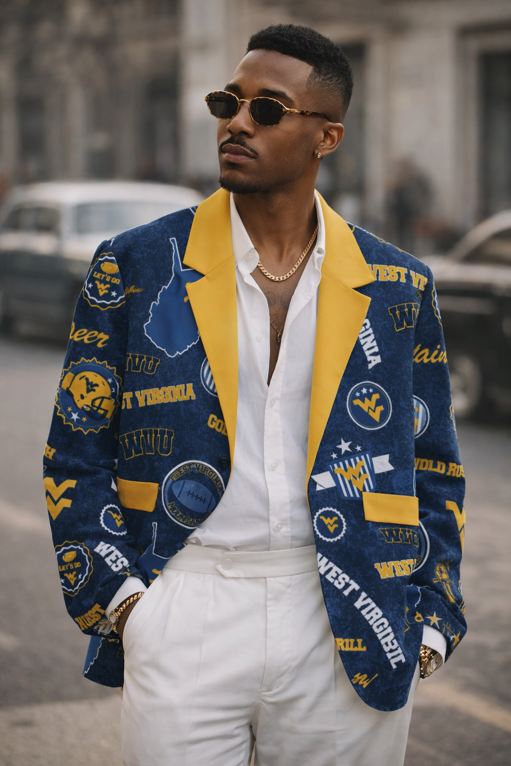 West Virginia Mountaineers Blazer – Bold Heritage Modern Style