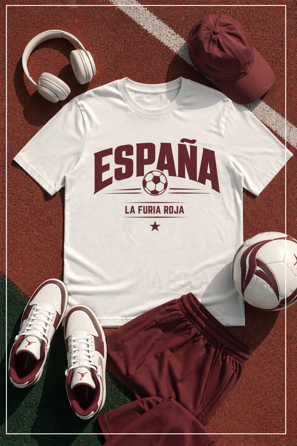 Camiseta España “La Furia Roja”: El Outfit Perfecto para el Estilo Deportivo y Urbano