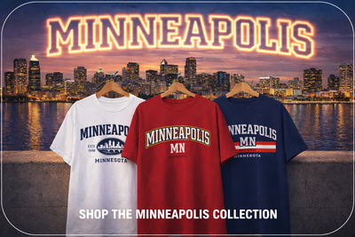 Minneapolis T-Shirt Collection – Vintage City Graphic Tees and Athletic Streetwear