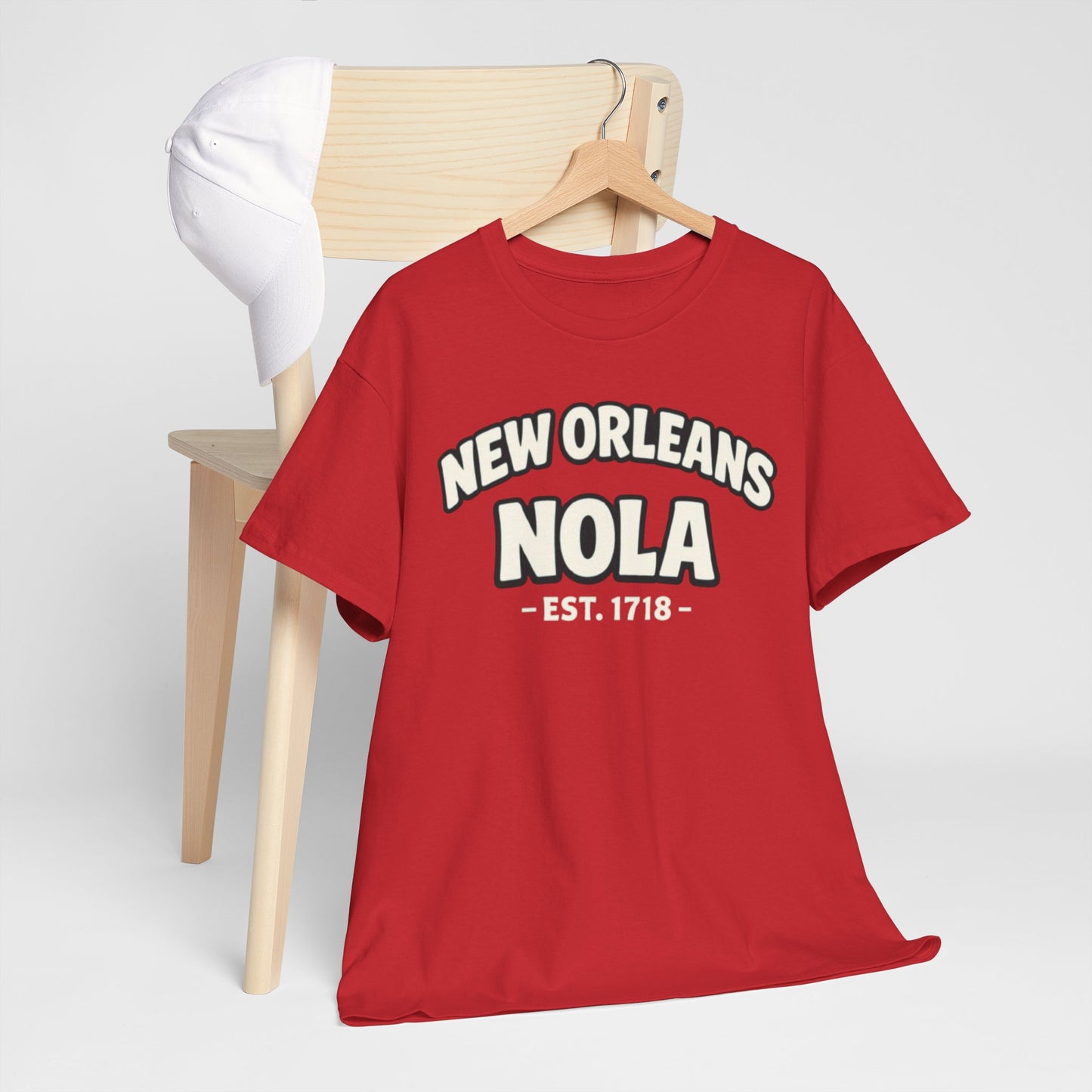 New Orleans NOLA Tee — Est. 1718 City Shirt
