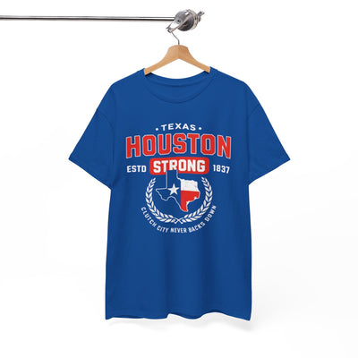 White Smoke Houston Strong Texas T-Shirt — Supportive City Tee