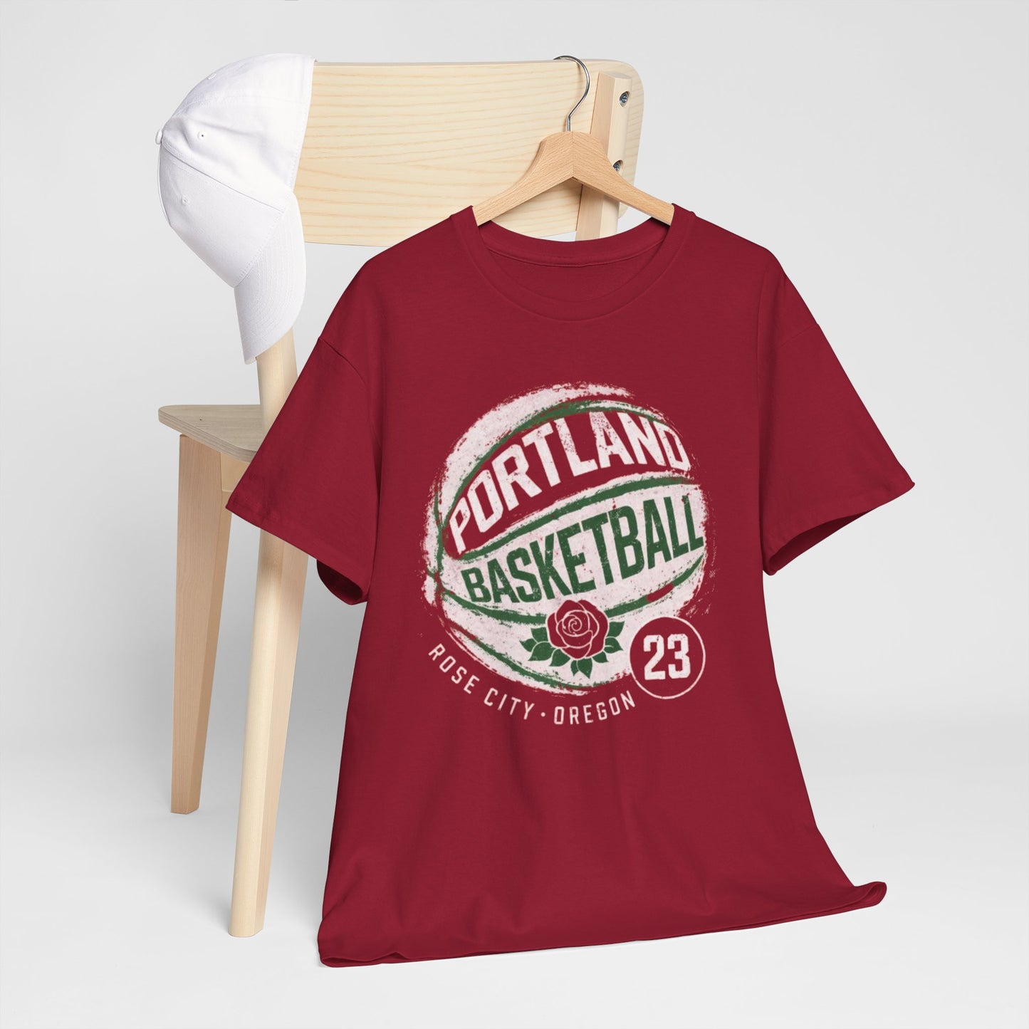 Portland Basketball Rose City Tee — Vintage Hoop Shirt