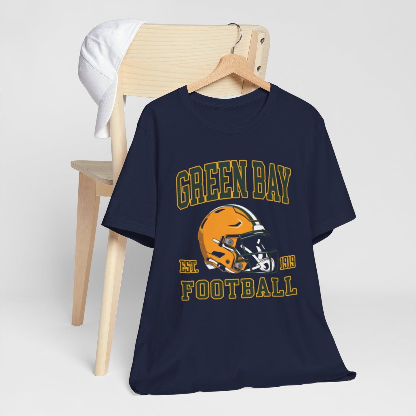 Green Bay Football Vintage Helmet Tee