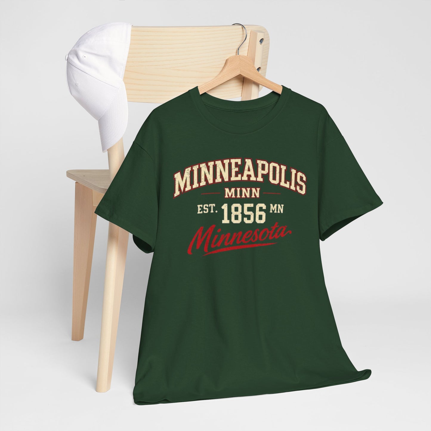 Minneapolis Minnesota 1856 Vintage Graphic Tee