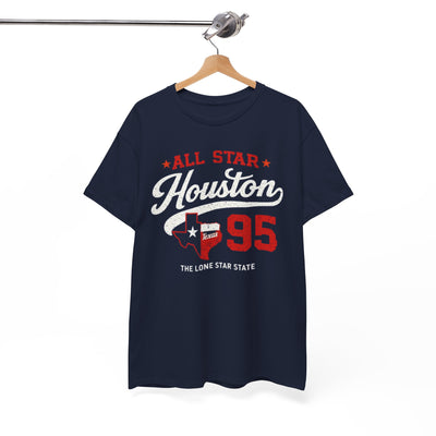 White Smoke Houston All Star 95 Tee — Lone Star State Graphic T-Shirt