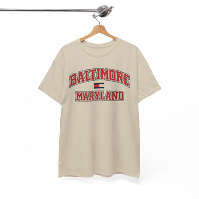 Baltimore Maryland Vintage Collegiate T-Shirt city-inspired streetwear Tee