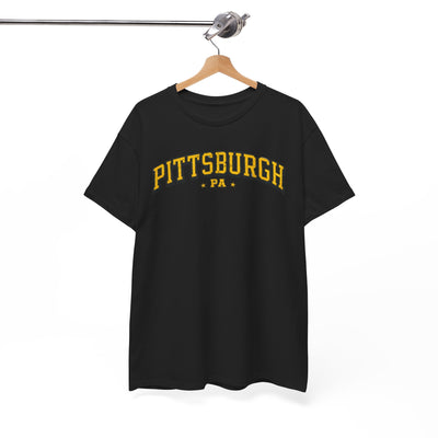 Pittsburgh PA Arch Tee Vintage college-style lettering T-Shirt