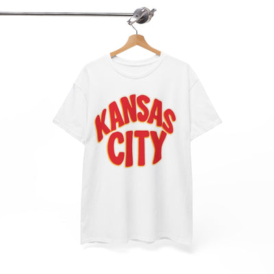 White Smoke Kansas City Retro Tee — Vintage City Graphic T-Shirt