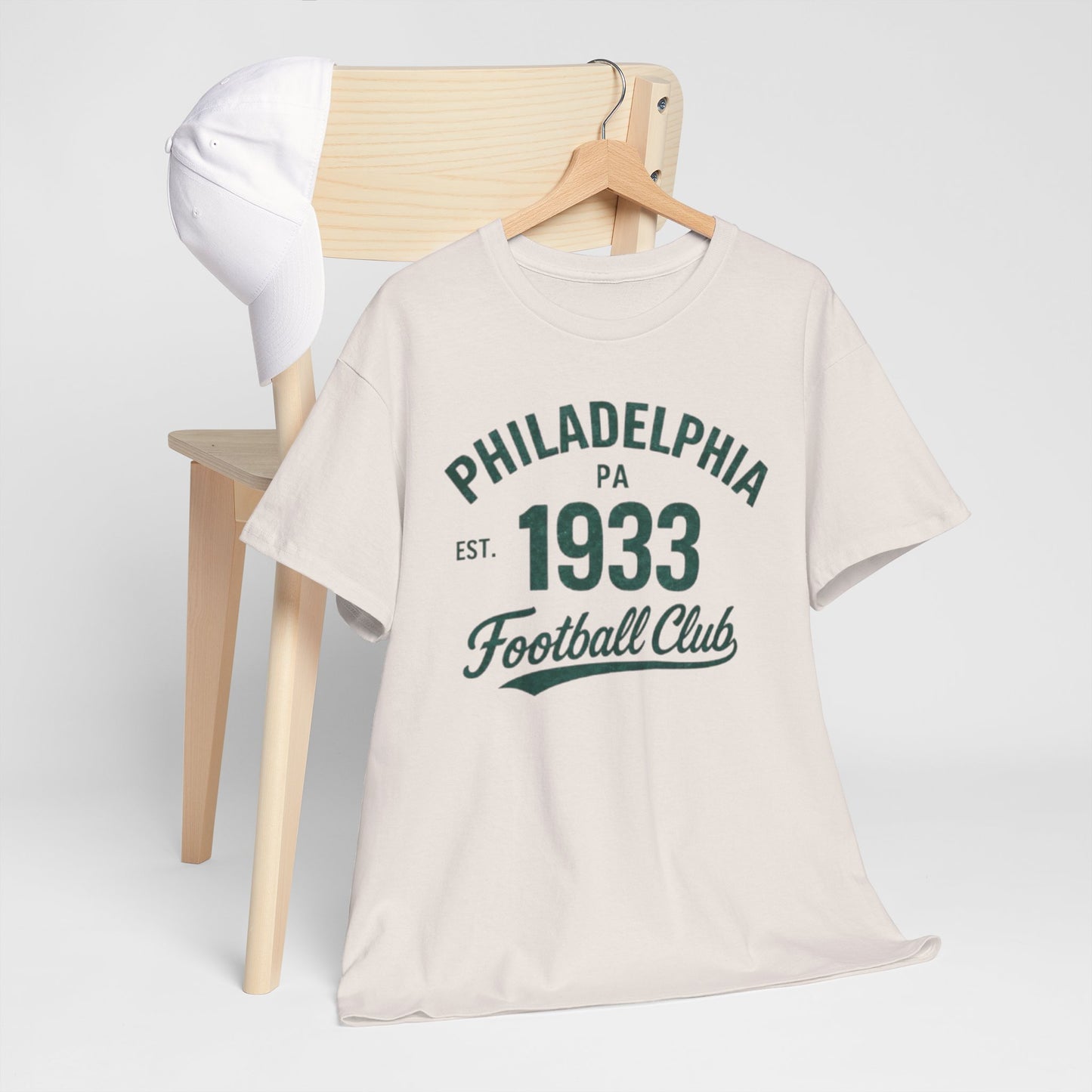 Light Gray Philadelphia PA 1933 Football Club T‑Shirt