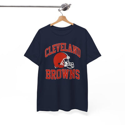 Cleveland Browns Helmet Tee — Vintage Football Fan T-Shirt