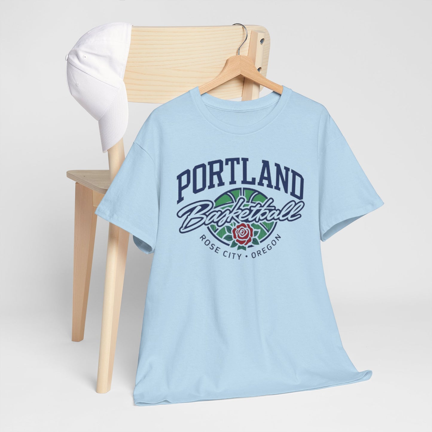 Portland Basketball Rose City Tee City sports tee Rose City top Sporty streetwear