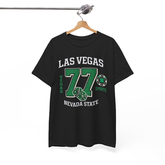 Las Vegas 77 Nevada State Tee – Retro Sports Casino Graphic T-Shirt