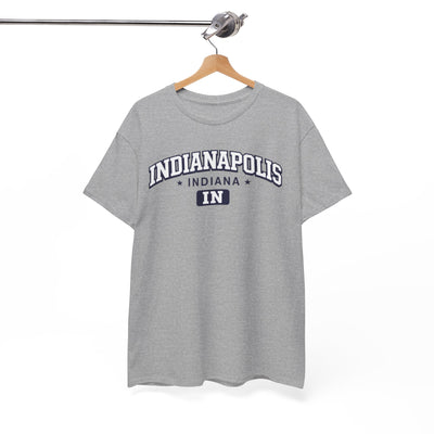 White Smoke Indianapolis Indiana T-Shirt - Collegiate City Tee