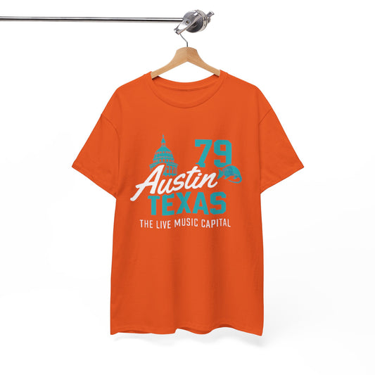 Austin Texas Live Music Capital Graphic T-Shirt – Vintage City Streetwear Tee