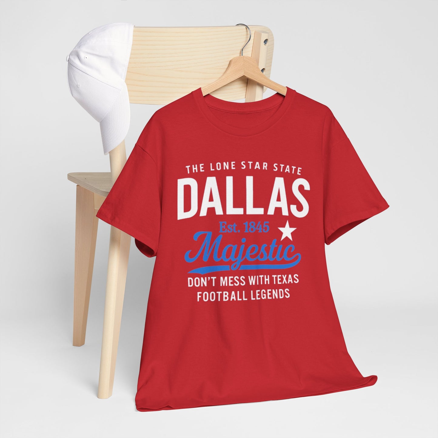 Dallas Majestic Tee — Don’t Mess With Texas Football Legends Shirt