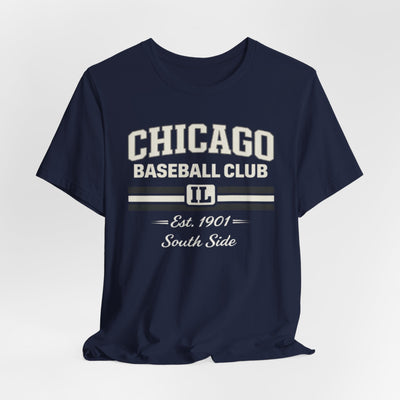 Chicago Baseball Club T‑Shirt — South Side Est. 1901 Retro Tee – sportswear style, lightweight game day shirt, image 1.0