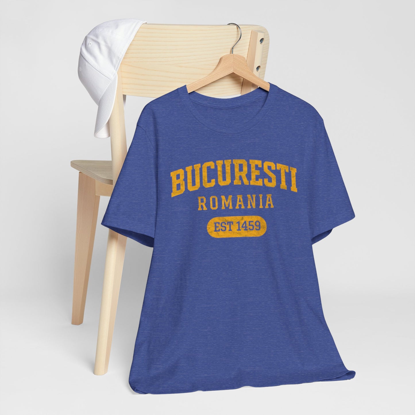 Tricou Bucuresti Romania EST 1459 — Tricou Vintage Collegiate City