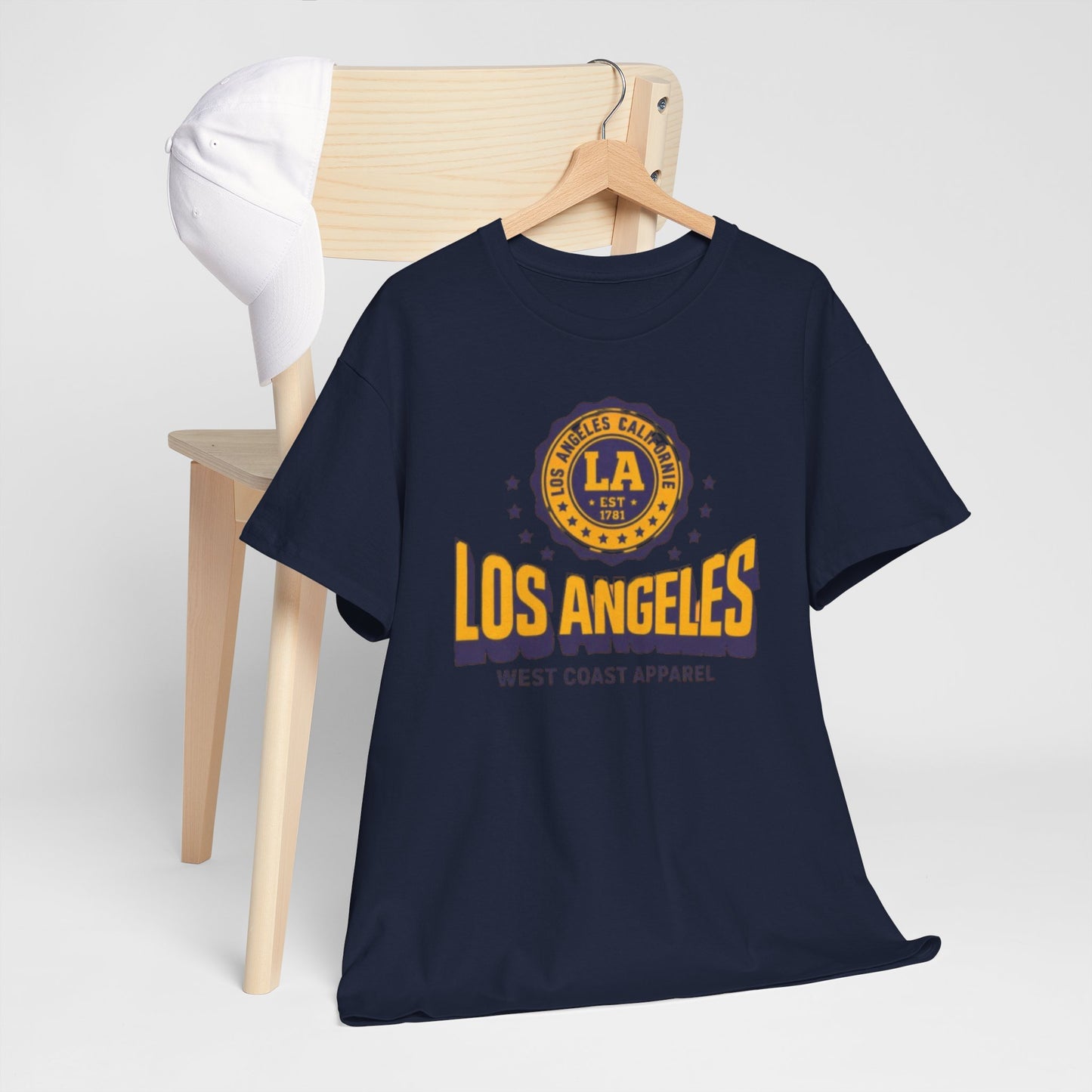Dark Slate Gray Los Angeles Vintage Seal T-Shirt retro sports tee