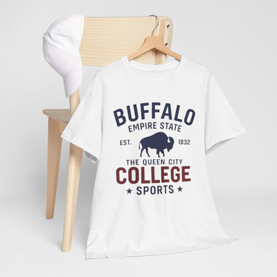 Lavender Buffalo College Sports T-Shirt — The Queen City Vintage Tee