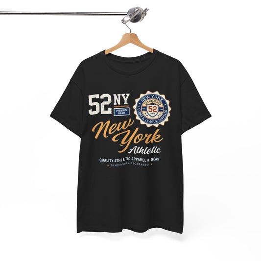New York Athletic '52 NY' Graphic Tee — Vintage Collegiate Shirt