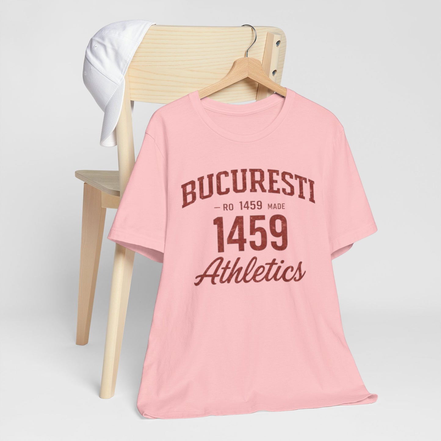 Tricou Atletism București 1459 stil universitar
