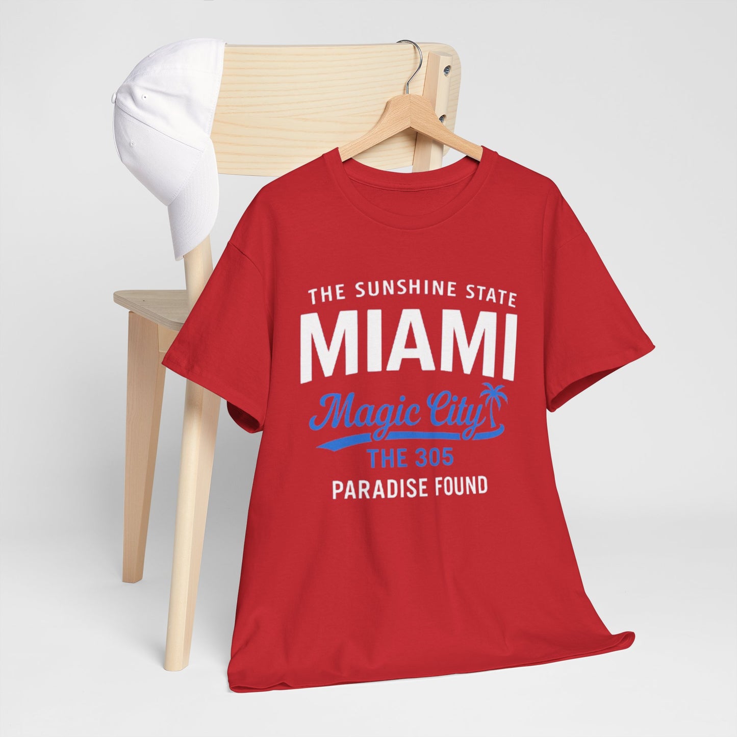 Firebrick Miami Magic City T-Shirt – Sunshine State 305 Lifestyle Streetwear