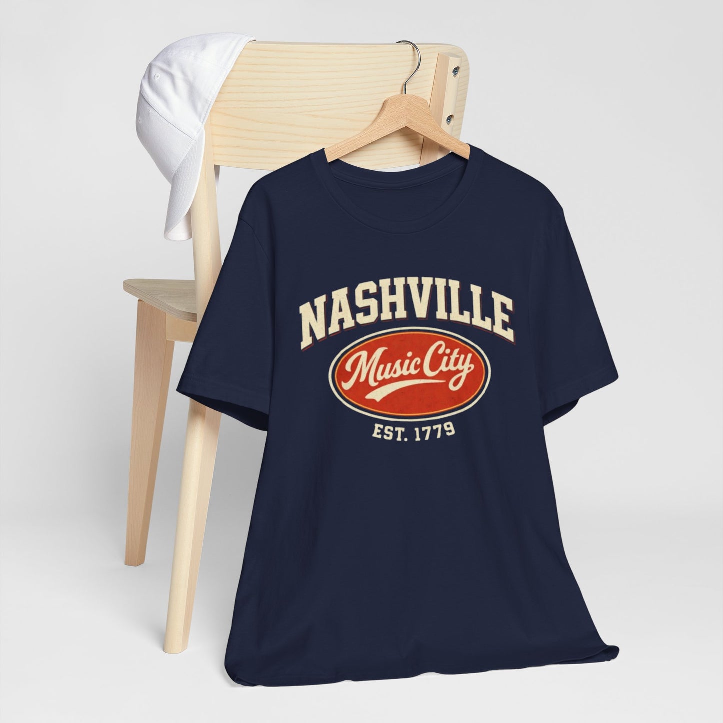 Nashville Music City Tee — Vintage Retro Music Tour T‑Shirt