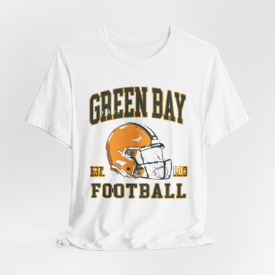 Lavender Green Bay Football Vintage Helmet Tee