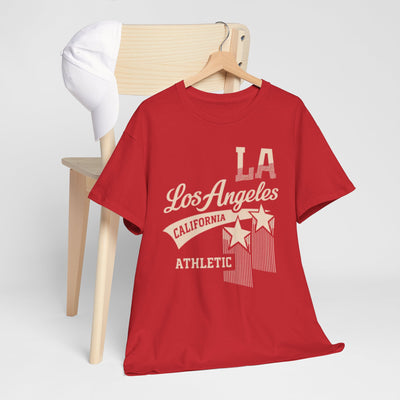 Firebrick Los Angeles Athletic Graphic T-Shirt – Retro LA Streetwear City Tee