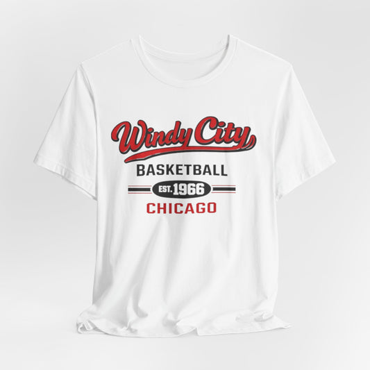 Windy City Basketball Tee – Chicago Est. 1966 Vintage Sports T-Shirt
