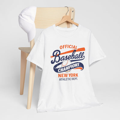 Lavender Baseball Champions New York T-Shirt — Vintage Athletic Tee