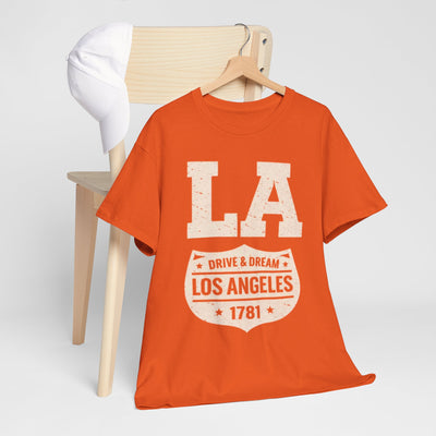 Lavender Los Angeles Drive and Dream T-Shirt – Oversized West Coast Streetwear City Tee