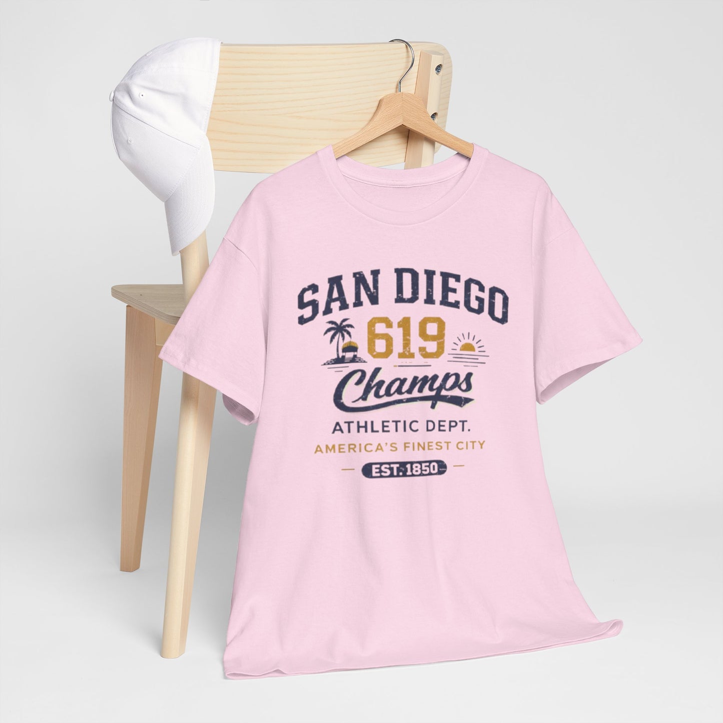 San Diego 619 Champs T-Shirt city beach vibe tee