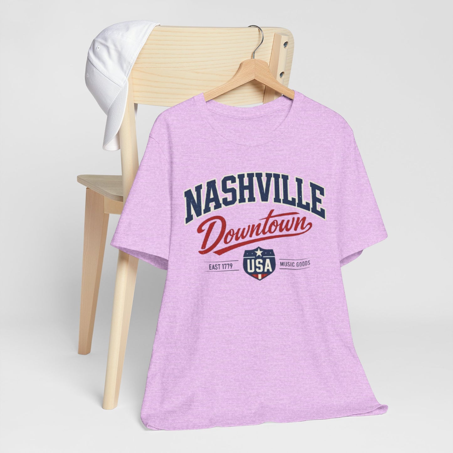 Nashville Downtown Tee — Vintage USA Music City Shirt