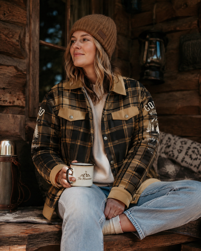 Colorado Mountain Club Plaid Jacket Vintage Rocky Mountain Streetwear Style