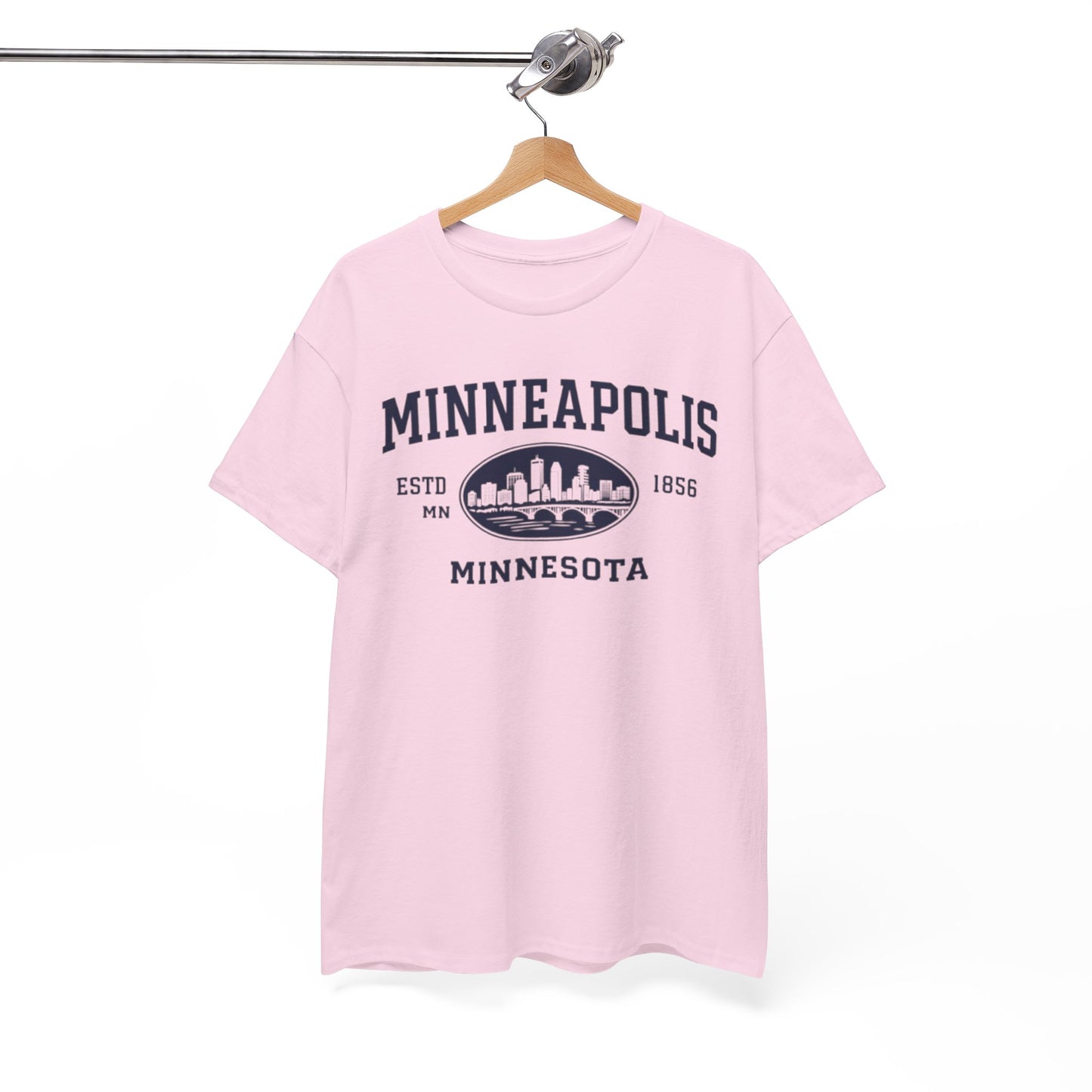 Minneapolis Minnesota Skyline Tee – Vintage City Graphic T-Shirt