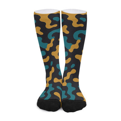 White Smoke Jacksonville Jaguars Camo Long Socks