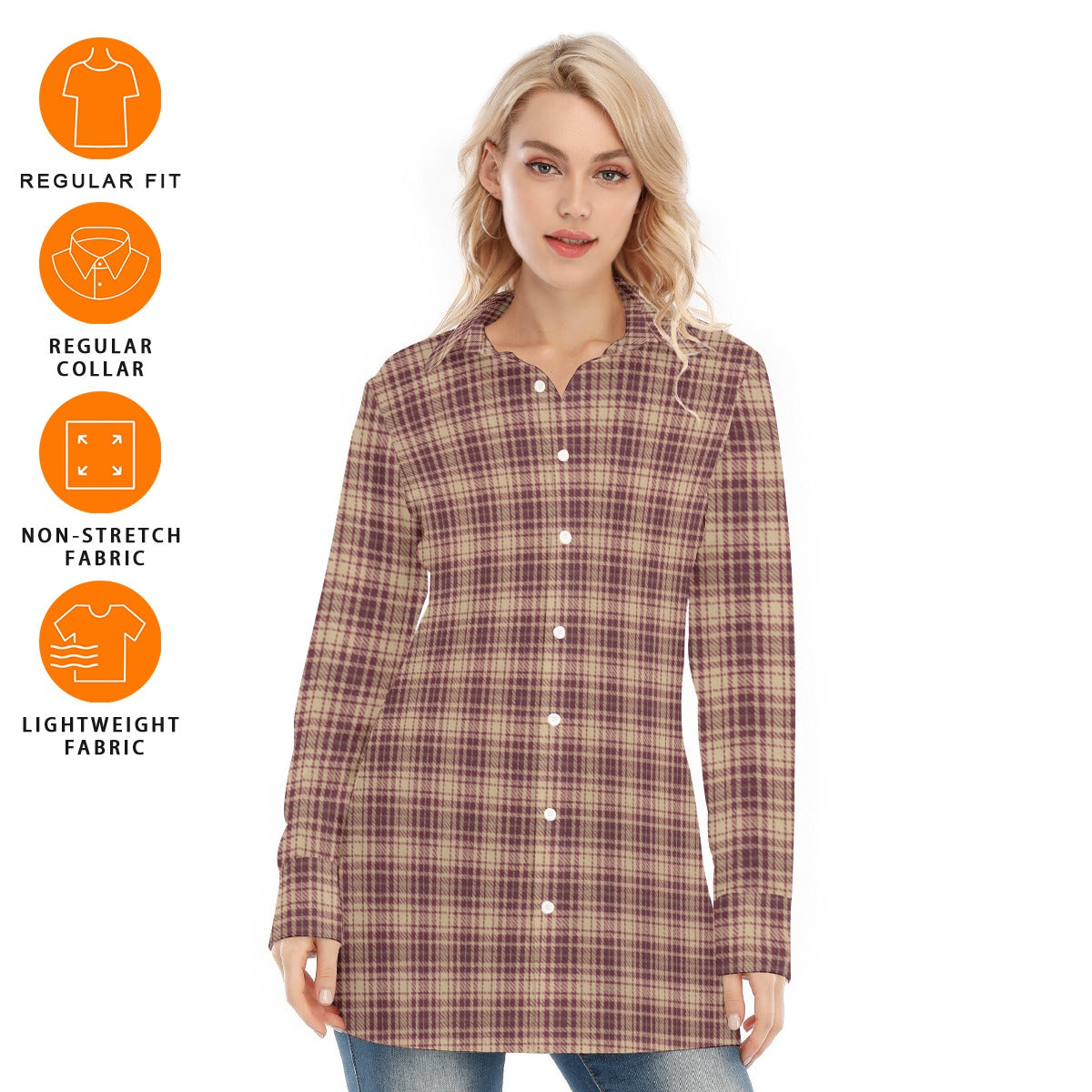 college tartan plaid women shirt women tartan plaid fashion