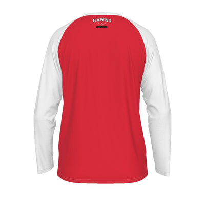 Firebrick Chicago Illinois Hockey Red and White Shirt – 1926 Vintage Long Sleeve Raglan Tee