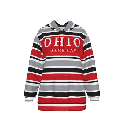 Ohio State Women's Heavy Fleece Hoodie White game day varsity apparel