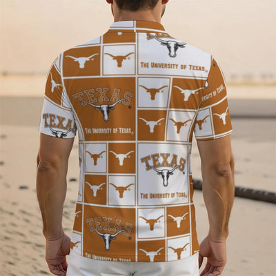 Light Gray Texas at Austin - Longhorns Men's Polo Shirt