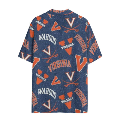 Virginia Cavaliers Women's Hawaii Shirt | 120GSM White sports streetwear apparel