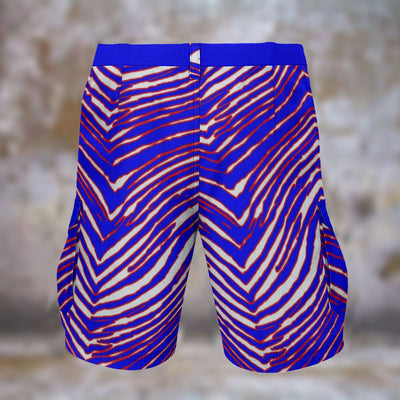 Dark Gray Buffalo Zebra Football Men’s Cargo Shorts – Utility Game Day Streetwear