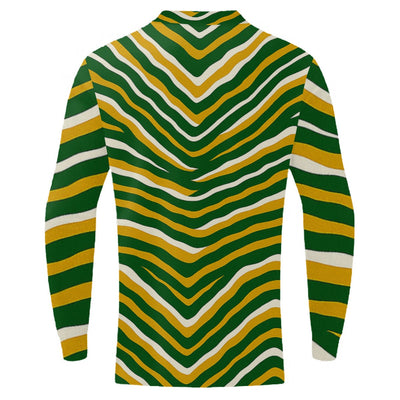 White Smoke Green Bay football Men’s Quarter Zip Pullover Sweatshirt