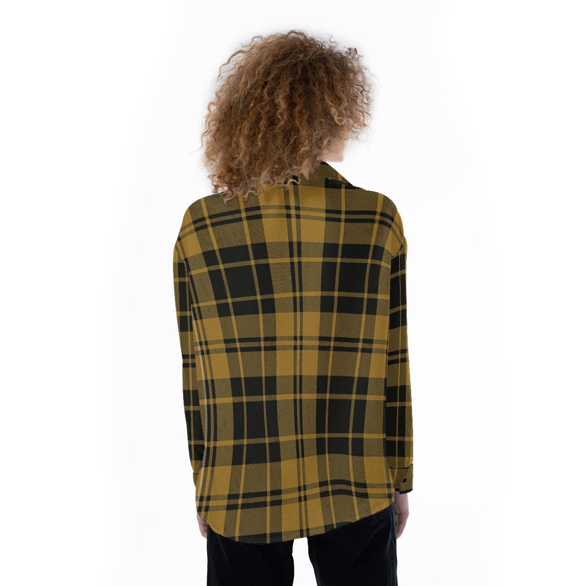 colorado buffaloes tartan plaid black gold women tartan plaid game day shirt