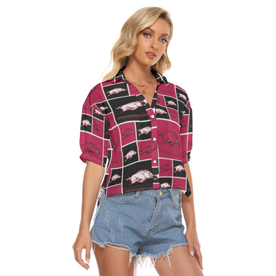 Arkansas Razorbacks Women's V-neck Shirts varsity sportswear product image 2.0